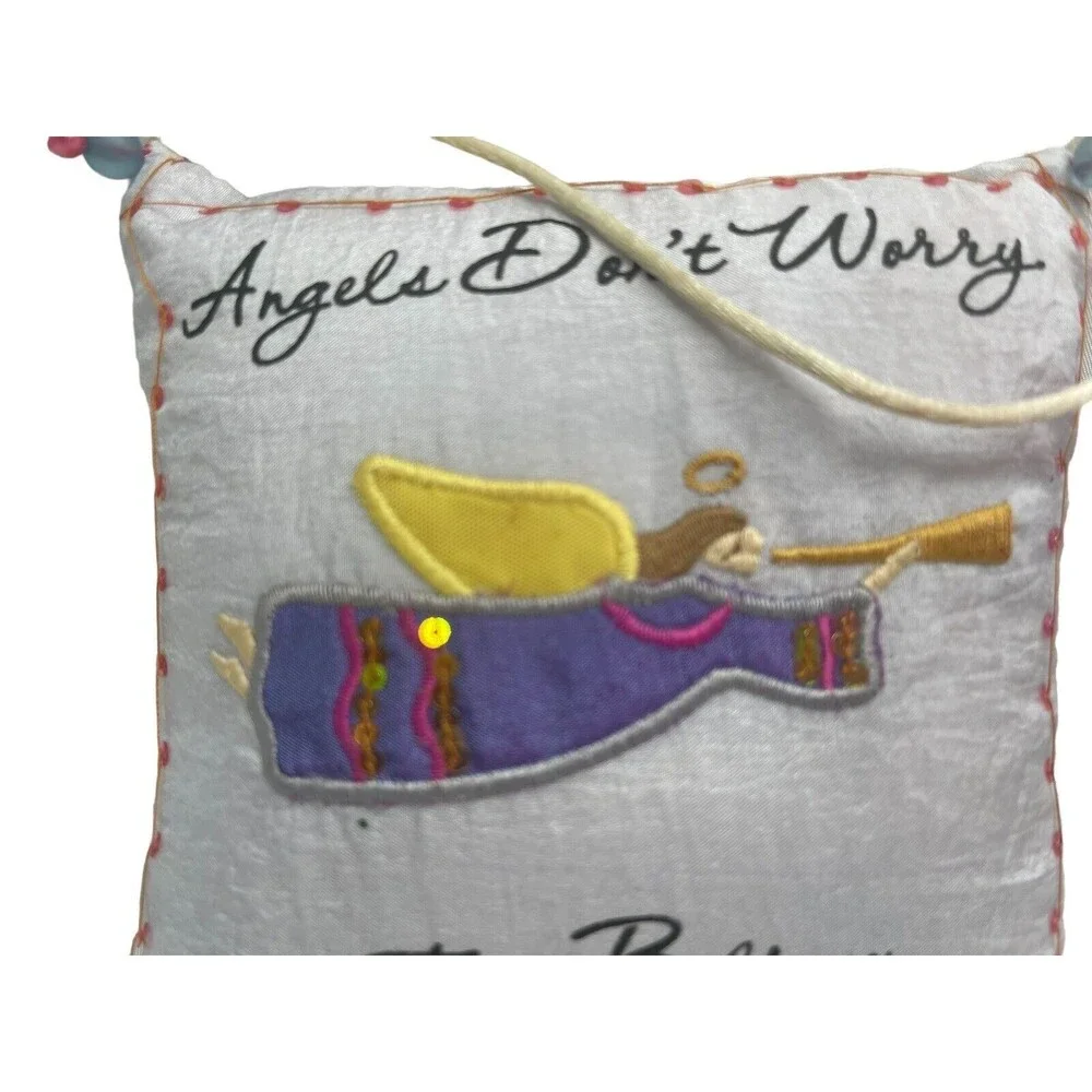 New Creative Enterprise Angels Don’t Worry They Believe Christmas Ornament 5”
